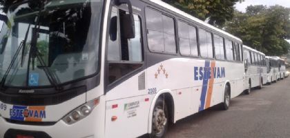 Via��o Estevam � interditada pelo Minist�rio do Trabalho e transporte p�blico � suspenso