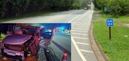 Colis�o frontal deixa dois feridos graves na SP-264