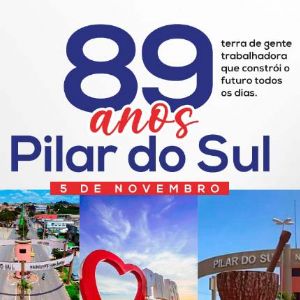 Comercial Jimenez Parabeniza Pilar do Sul pelos seus 89 anos