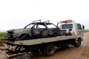 ​Carro furtado em So Miguel  incendiado em Pilar do Sul e suspeitos so detidos pela PM