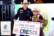 ​Fernandinho  campeo do rodeio da Expo Londrina