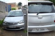 Carro roubado em Pilar do Sul  encontrado em Sorocaba