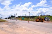 DER realiza obras de melhorias na SP-250 e trnsito fica lento no trevo para Piedade