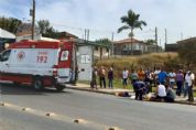 Motociclista fica gravemente ferido em acidente na Miguel Petrere