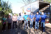 ​Supermercado Rugine doa 200 cestas bsicas para a Assistncia Social
