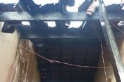 ​Residncia  destruda em incndio no Jardim Bela Vista