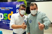 ​Conveno do PSD confirma Erick candidato a prefeito e Marquinho da Sade vice