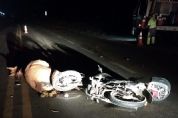 Motociclista fica ferido ao colidir e matar gua na SP-250, na Lavrinha