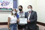 Atletas campes da SELJ so homenageadas pelo prefeito Marquinho