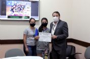 Atletas campes da SELJ so homenageadas pelo prefeito Marquinho