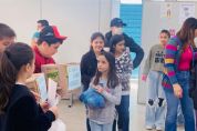 APROAPI recebe visita e doao de tampinhas de alunos da escolha Iha