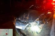 Motorista morre em acidente envolvendo dois carros e uma motocicleta na SP-250