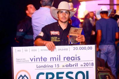 ​Fernandinho  campeo do rodeio da Expo Londrina