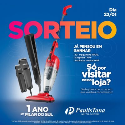 ​Paulistana Mveis e Eletro completa 1 ano em Pilar do Sul