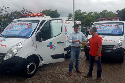 ​Santa Casa de Pilar do Sul recebe duas novas ambulncias