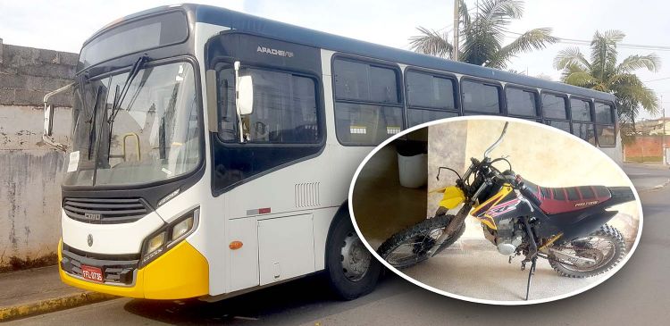 Acidente entre nibus e motocicleta mata operador de mquinas em Pilar do Sul