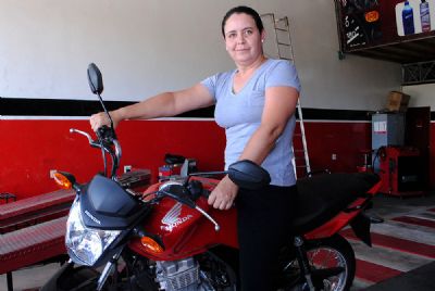  do bairro do Turvinho a ganhadora da Moto 0km na Runa Car