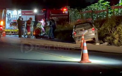 ​Acidente envolvendo quatro ve�culos deixa oito pessoas feridas na SP-264