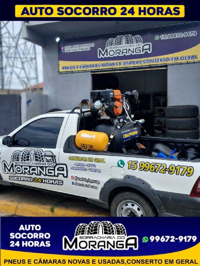 Borracharia do Moranga faz socorro 24h em Pilar do Sul