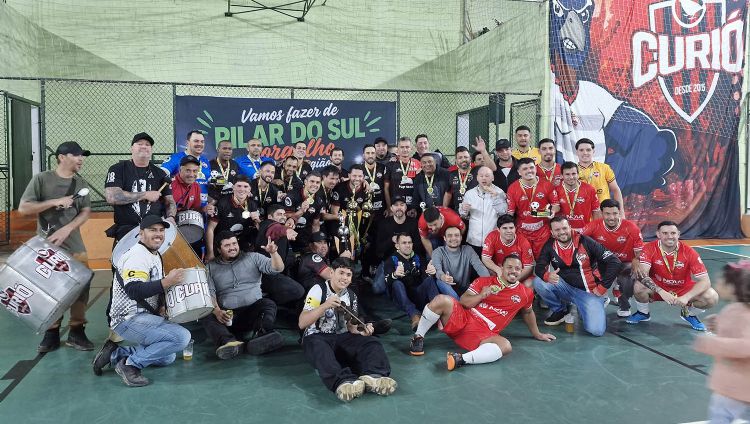 SELJ/Pilar do Sul e Curi� FC, os grandes campe�es da 9� Copa Pilar de Futsal