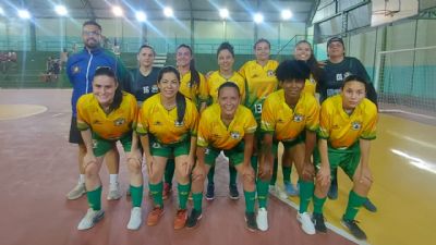 Sele��o Feminina de Futsal estreia com goleada na temporada 2026