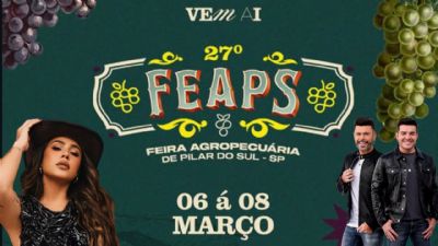 Grandes nomes do sertanejo est�o confirmados nos shows da FEAPS 2026