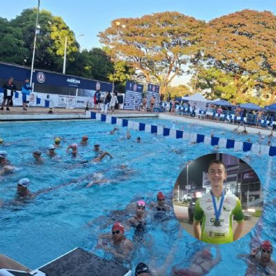 Atleta pilarense de natao  vice-campeo em Americana do Campeonato Paulista
