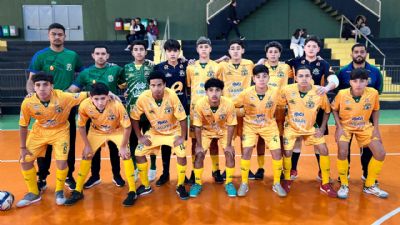 Selees pilarenses de base estreiam com vitria na Copa TVI de Futsal 2025