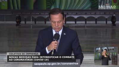 Governo de SP determina quarentena e fechamento de no essenciais a partir de hoje