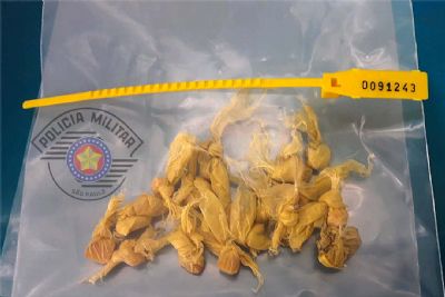 Acusado de trfico  preso pela PM na Santa Ceclia