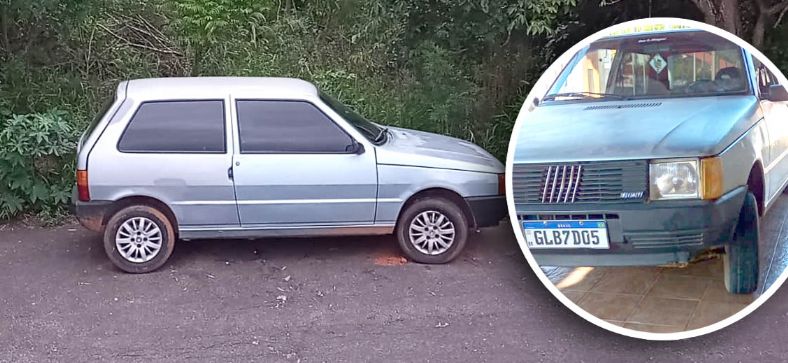 Fiat Uno  furtado prximo a mercado no centro