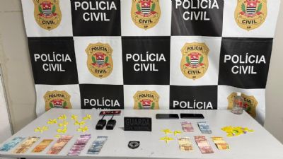 ​Pol�cia Civil e GCM prende dois suspeitos por tr�fico em Pilar do Sul