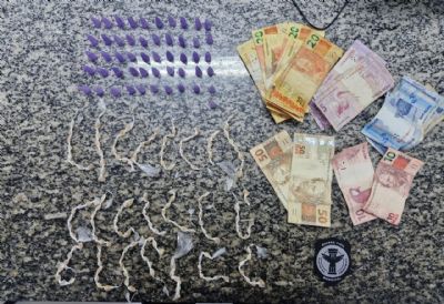 ​GCM prende suspeito por tr�fico e apreende mais de 200 por��es de entorpecentes em Pilar do Sul