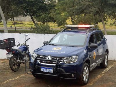 ​GCM recupera motocicleta furtada em Sorocaba e det�m suspeito de recepta��o