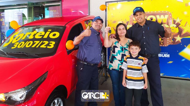 Cinthia Conceio, da Santa Ceclia,  a ganhadora do carro 0km do Posto Garcia