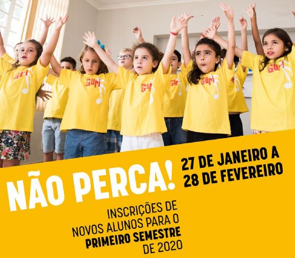 Projeto Guri est com inscries abertas para cursos gratuitos de msica