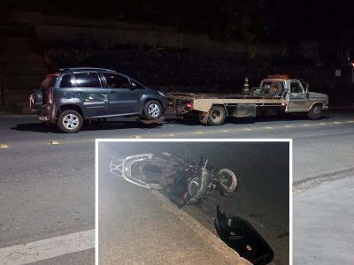 Motorista  preso por embriaguez aps colidir com motociclista na Miguel Petrere