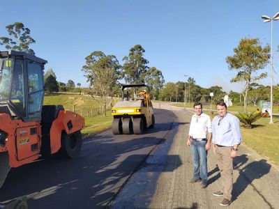 Prefeitura reinicia obra de revitalizao da Rua D. Lcio e entrada da cidade