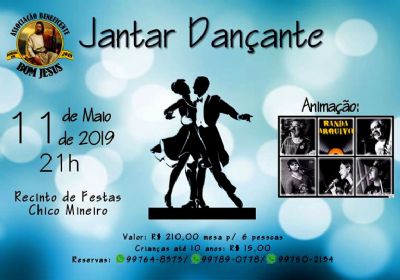 Ser nesse sbado o Jantar Danante em prol ao Lar dos Velhinhos