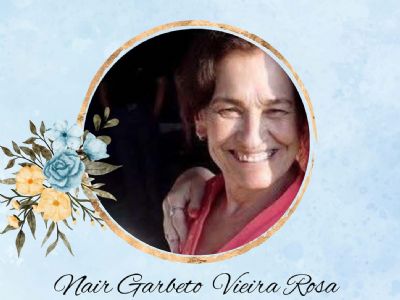 Faleceu Nair Garbeto Vieira Rosa