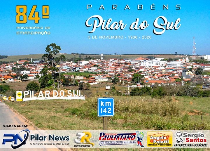 Pilar do Sul celebra hoje 84 anos de emancipao poltica-administrativa