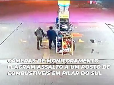 Ladro  preso aps assaltar posto de combustveis