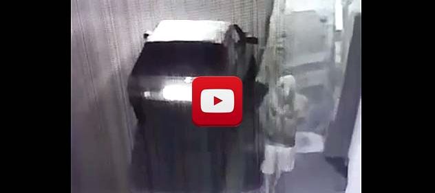 ​Cmera flagra ladro tentando furtar veculo no centro (vdeo)