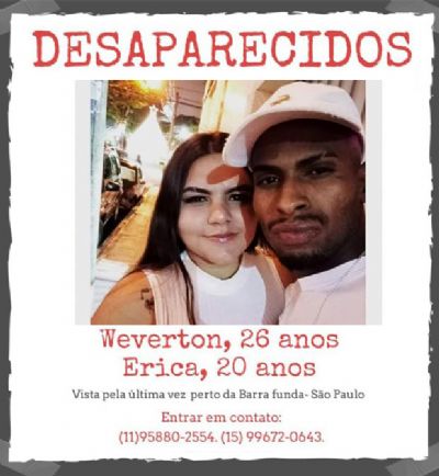 Famlias procuram por casal de jovens desaparecidos