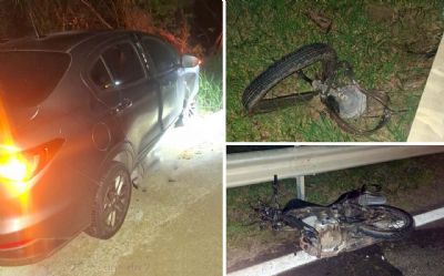 Mais um motociclista morre em coliso frontal com carro na SP-264