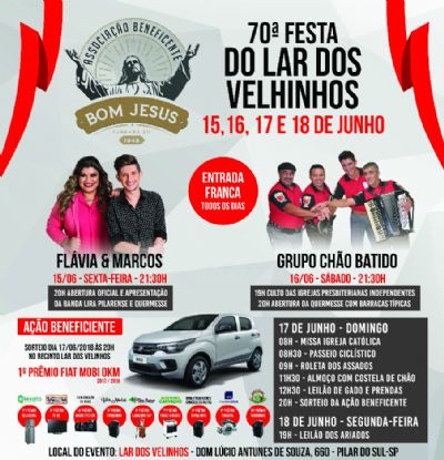 Termina hoje a tradicional Festa do Lar dos Velhinhos