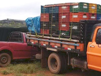 Caminho F-350  furtado no Jardim Nova Pilar