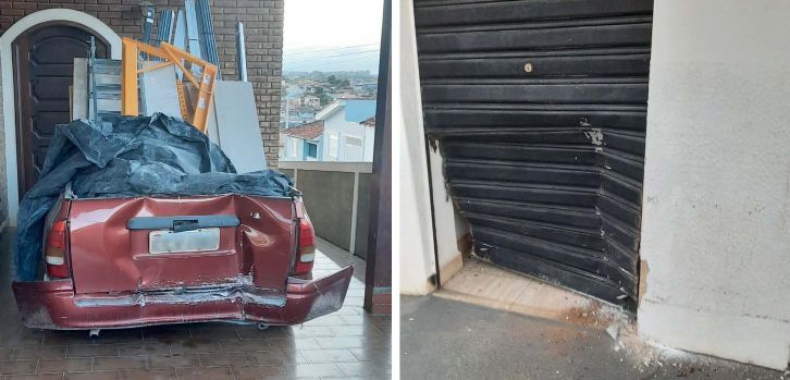 Ladro  preso em flagrante aps furtar e bater veculo no centro