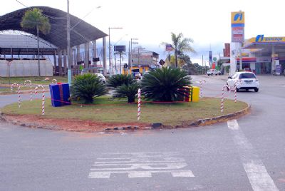 ​Objeto da decorao de natal  furtado na Miguel Petrere
