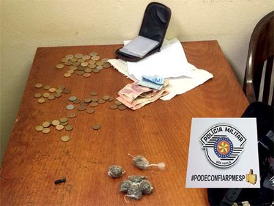 Jovens so apreendidos com maconha no Jardim Nova Pilar